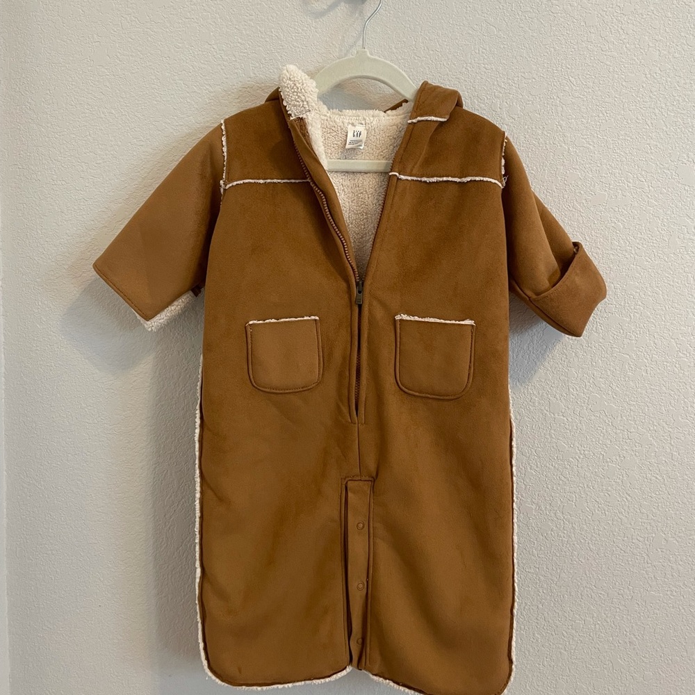 Baby Gap Newborn Faux Suede Winter Suit